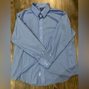 NWOT Croft and Barrow Broadcloth  Dress Shirt 18.5/36